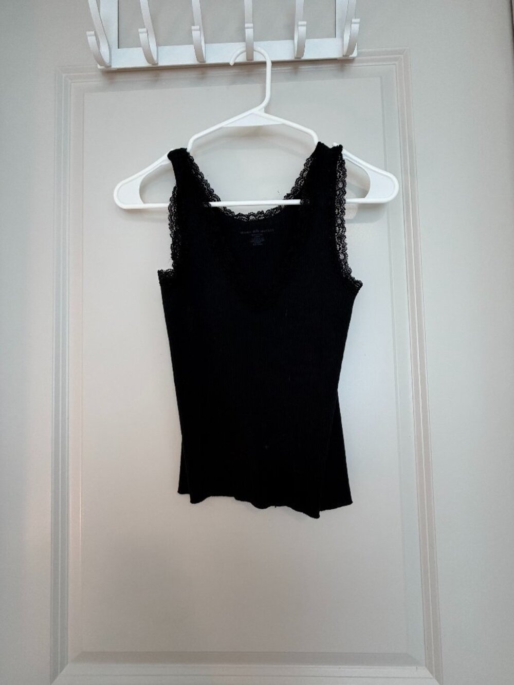 Brandy Melville Black V-Neck Tank Top